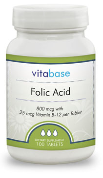 Folic Acid (800 mcg)